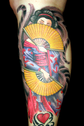 Tattoos - Lenny Renken - Geisha